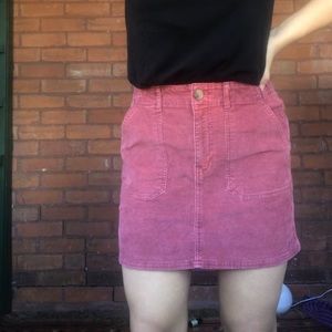 🍒2/$22🍒 American Eagle red corduroy skirt